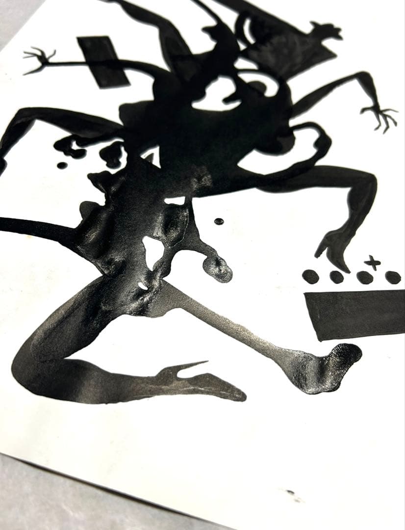 貴重一点物マークコスタビ MARK KOSTABI 直筆デッサン1989②