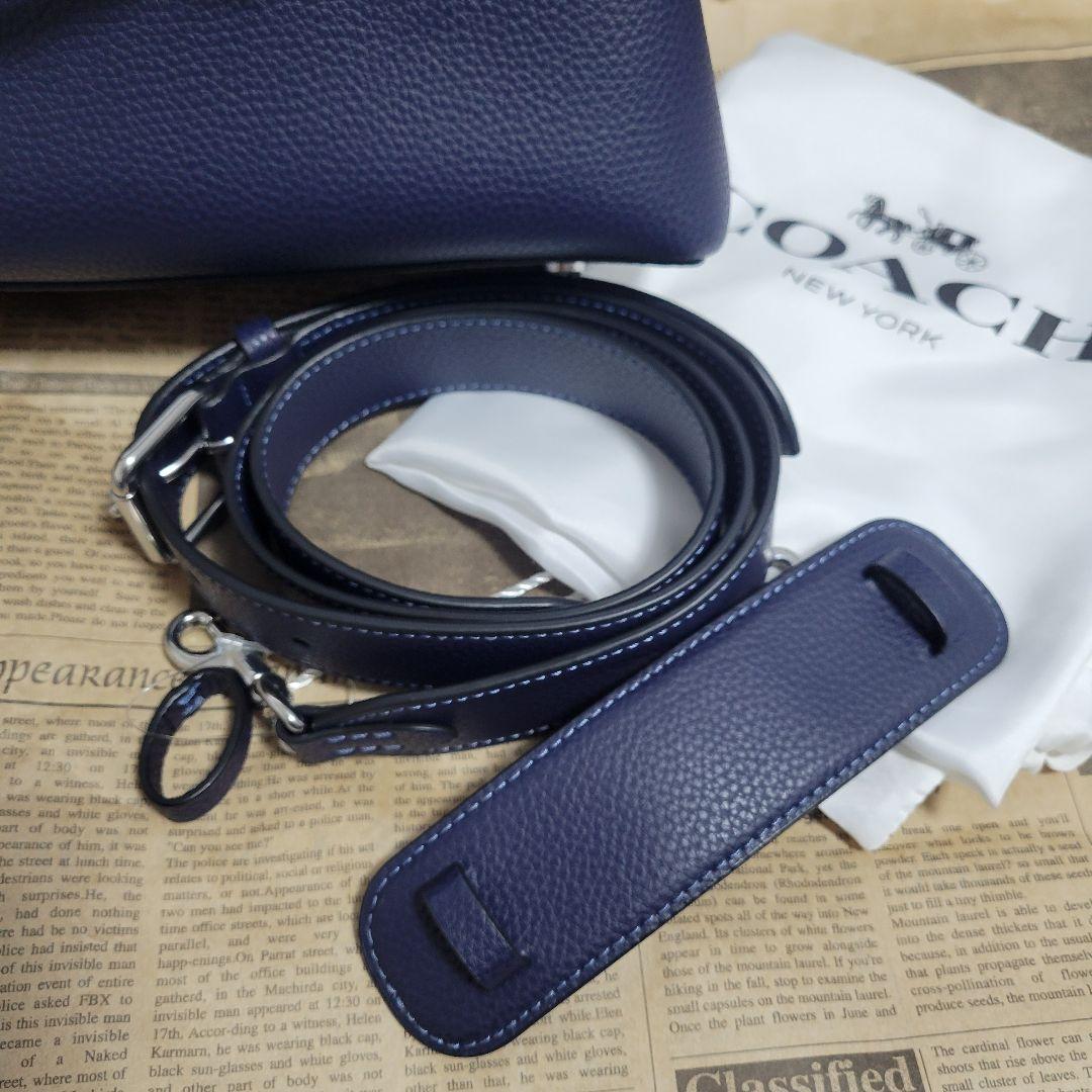本日まで★最終値下げ【訳あり新品】コーチ★COACH ウィロウ バッグ　ネイビー