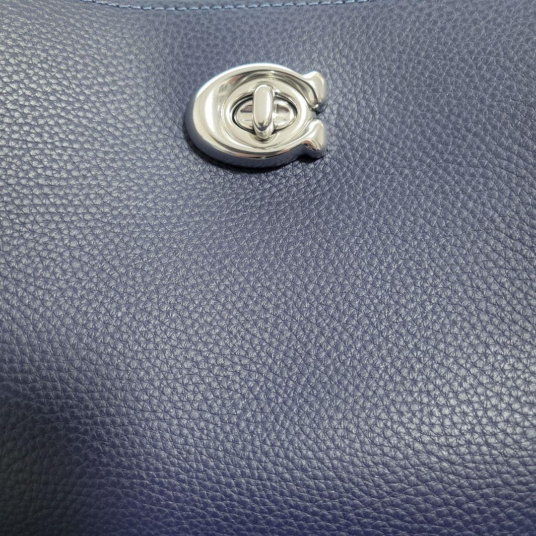 本日まで★最終値下げ【訳あり新品】コーチ★COACH ウィロウ バッグ　ネイビー