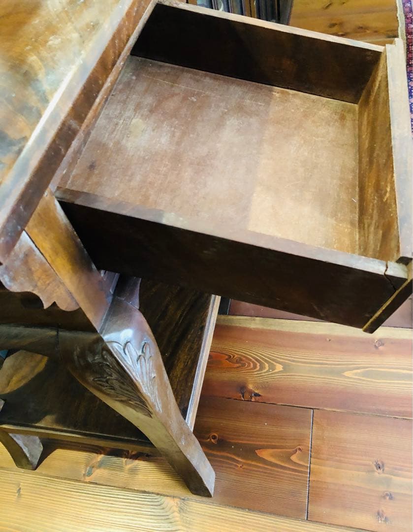 西洋アンティークスペイン家具 コンソールテーブル　飾り台　サイドディスク