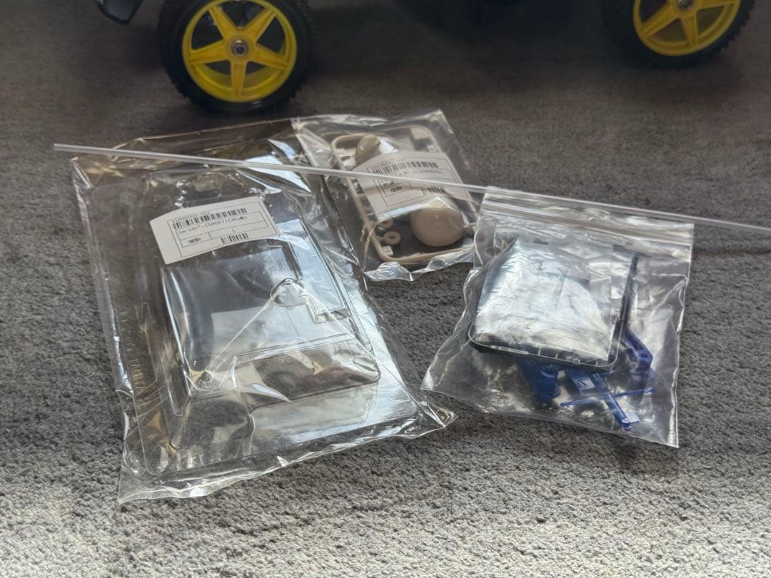 タミヤサンダーショットボディ搭載セイントドラゴン2021シャーシ、メカ・OP他付