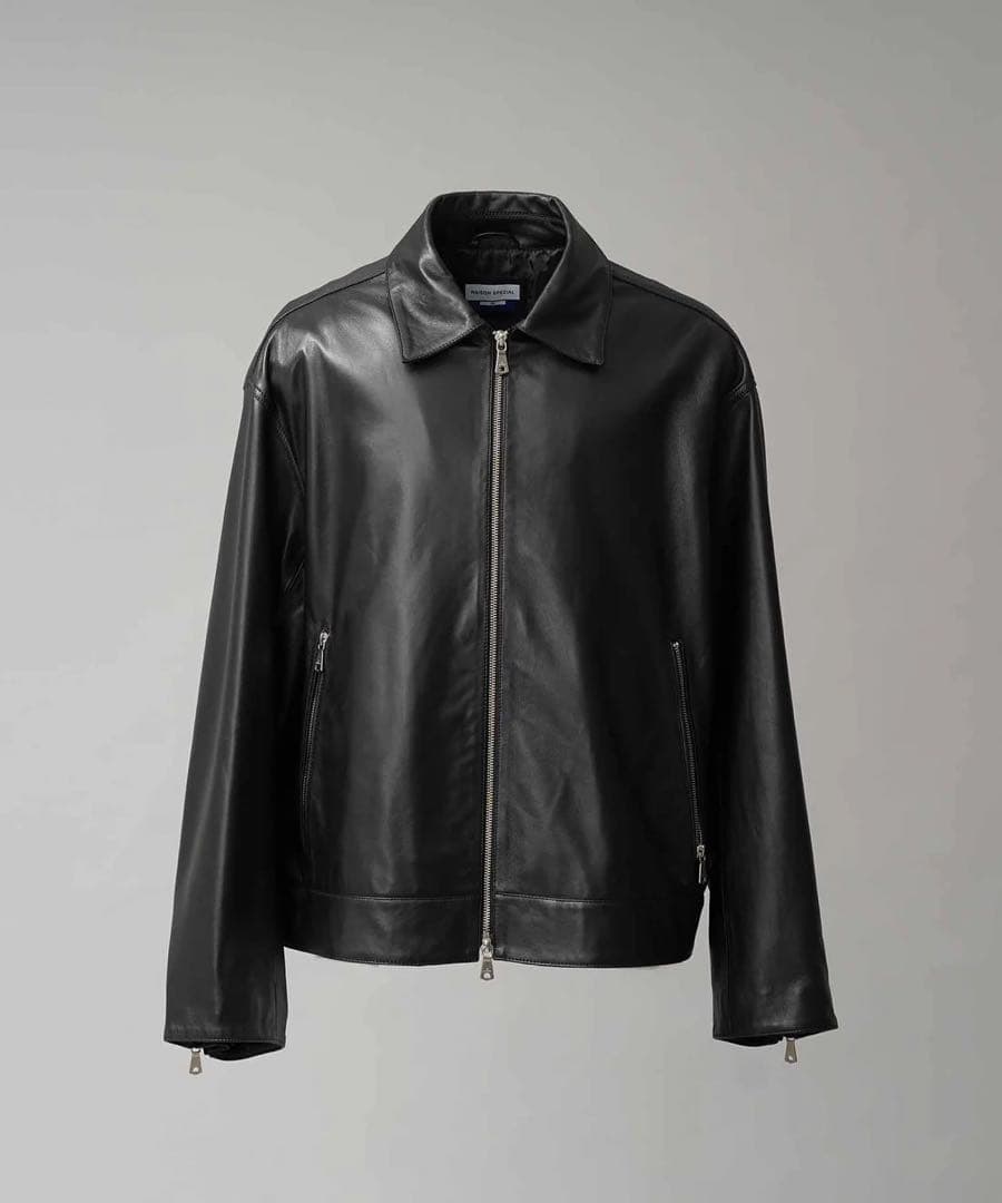 【25AW】メゾンスペシャル 新作レザーライダース 黒 未使用 39,600円