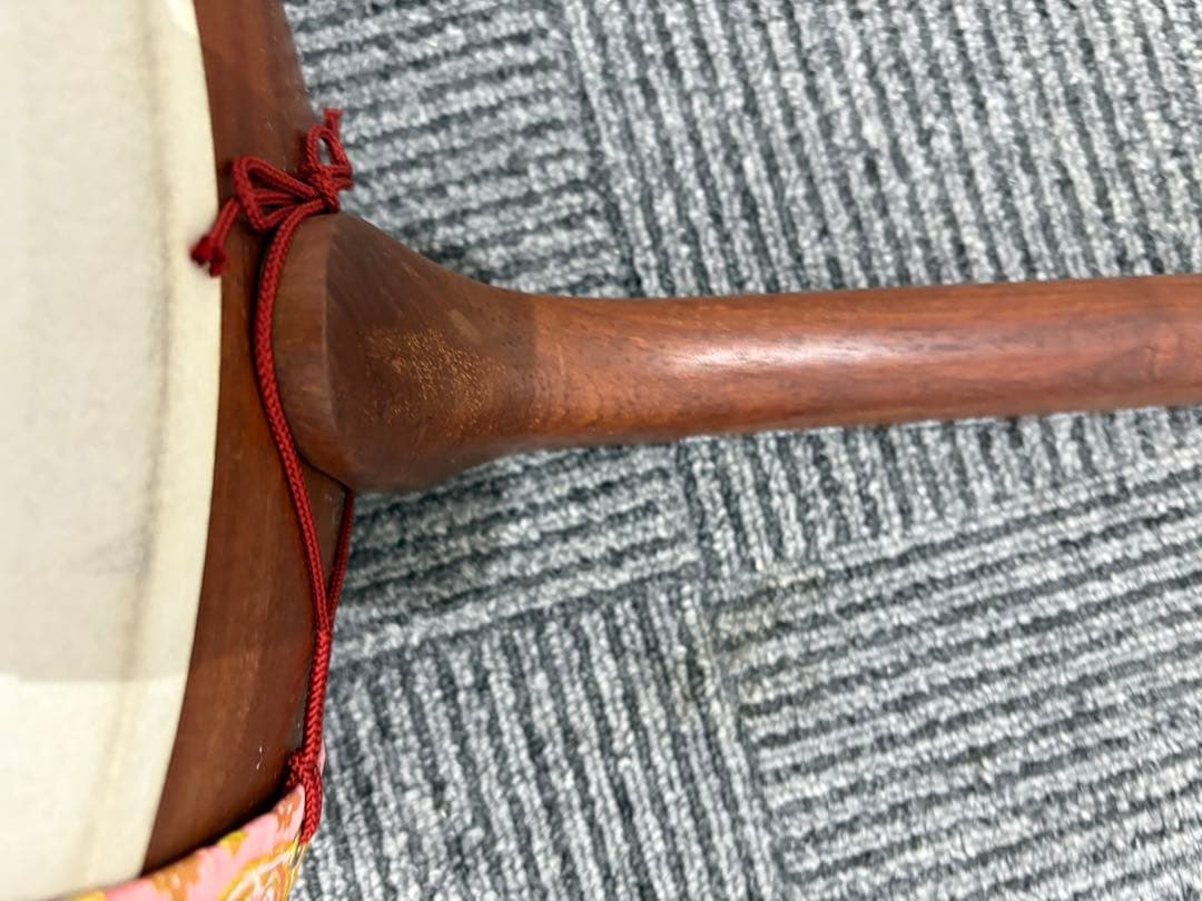 三味線 本体 花柄装飾 3弦 和楽器