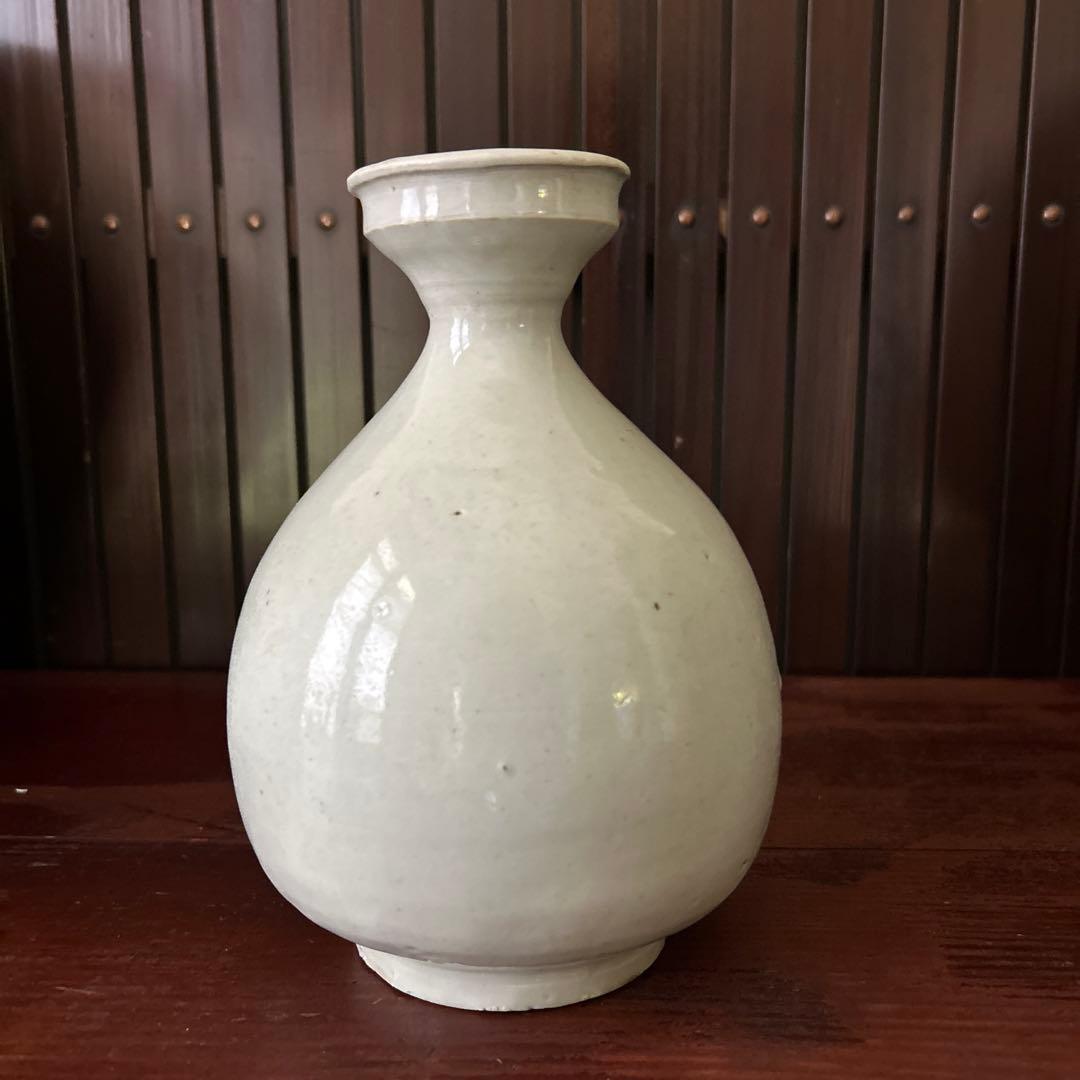 李朝　白磁徳利　初期