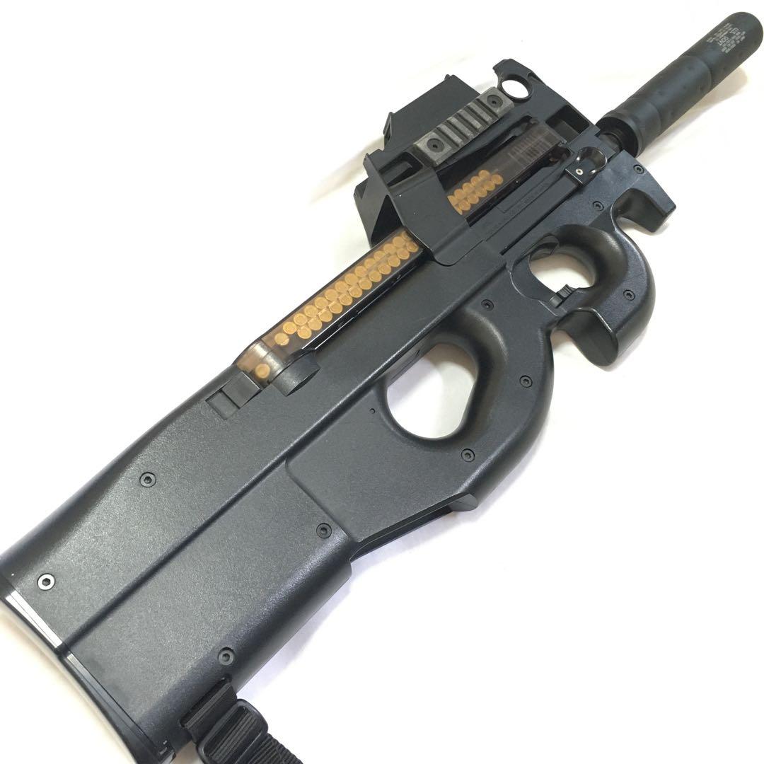 【極美品＆動作快調!!】 東京マルイ 電動ガン P90 サバゲーセット!!