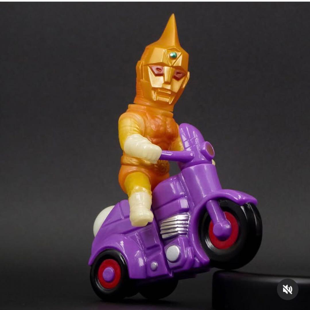 一番星玩具 爆走！ スペクトルマン 蓄光 ソフビ