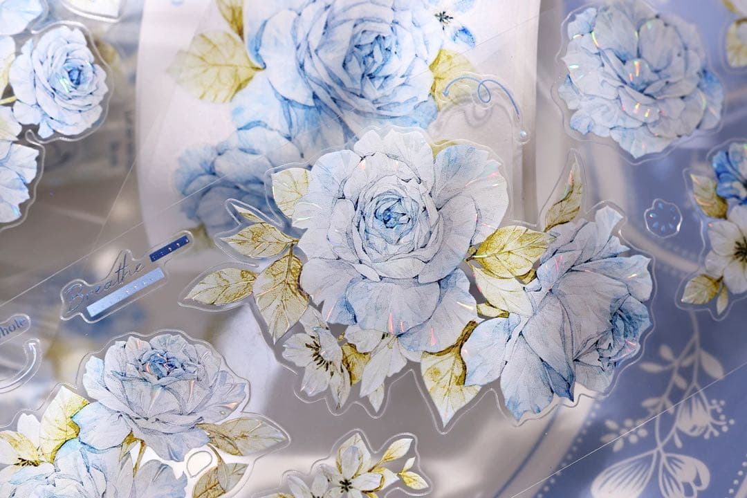 ⭐️SALE⭐️小白家文創《涧石蓝》海外マスキングテープ マステ 【2743】