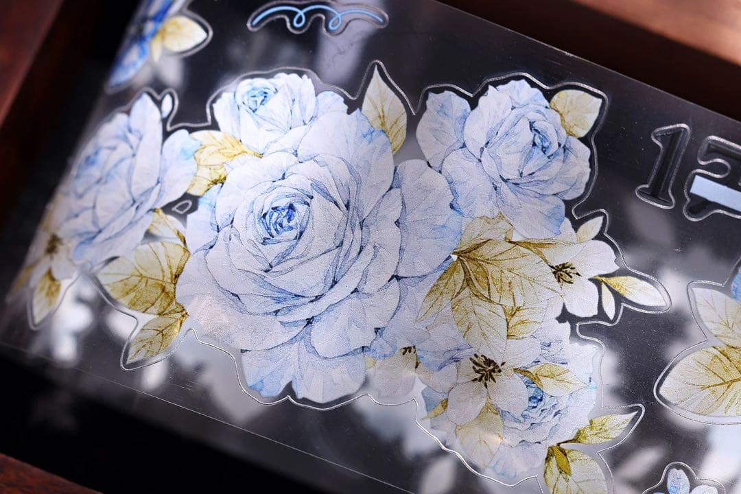 ⭐️SALE⭐️小白家文創《涧石蓝》海外マスキングテープ マステ 【2743】