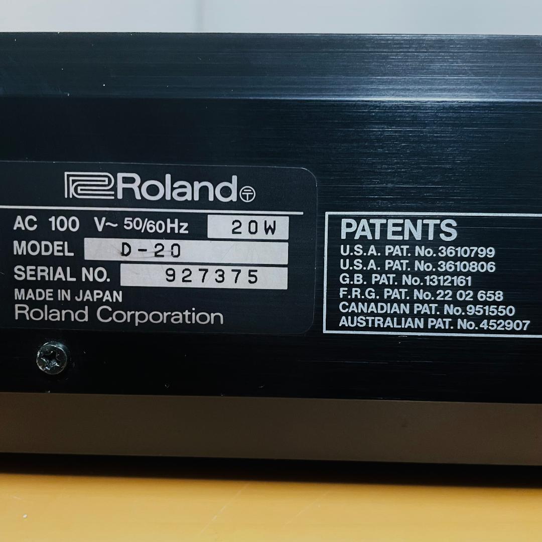 ROLAND　ローランド　D-20 シンセサイザー《ジャンク・通電確認済み》