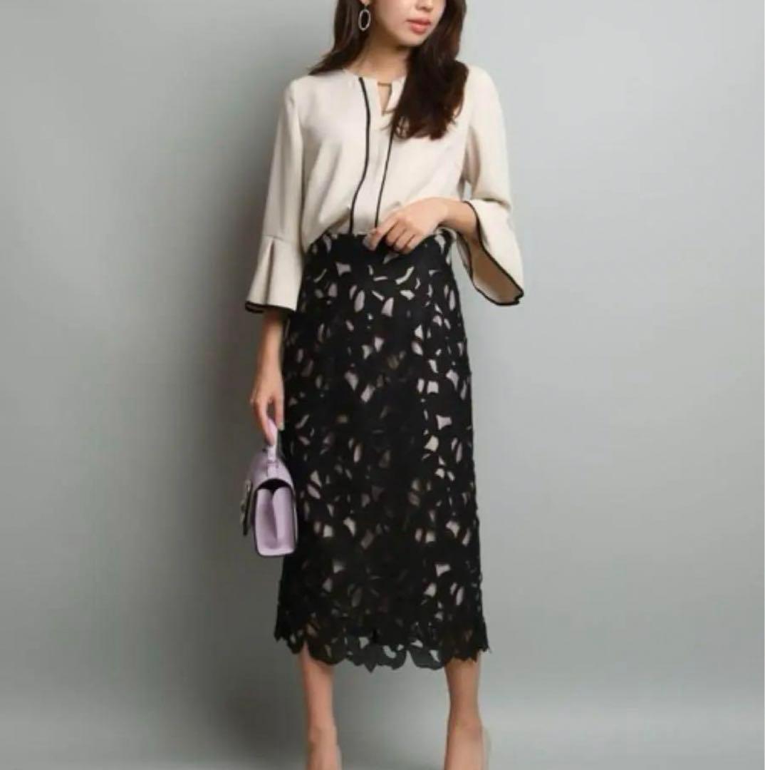 JUSGLITTY レースタイトスカート