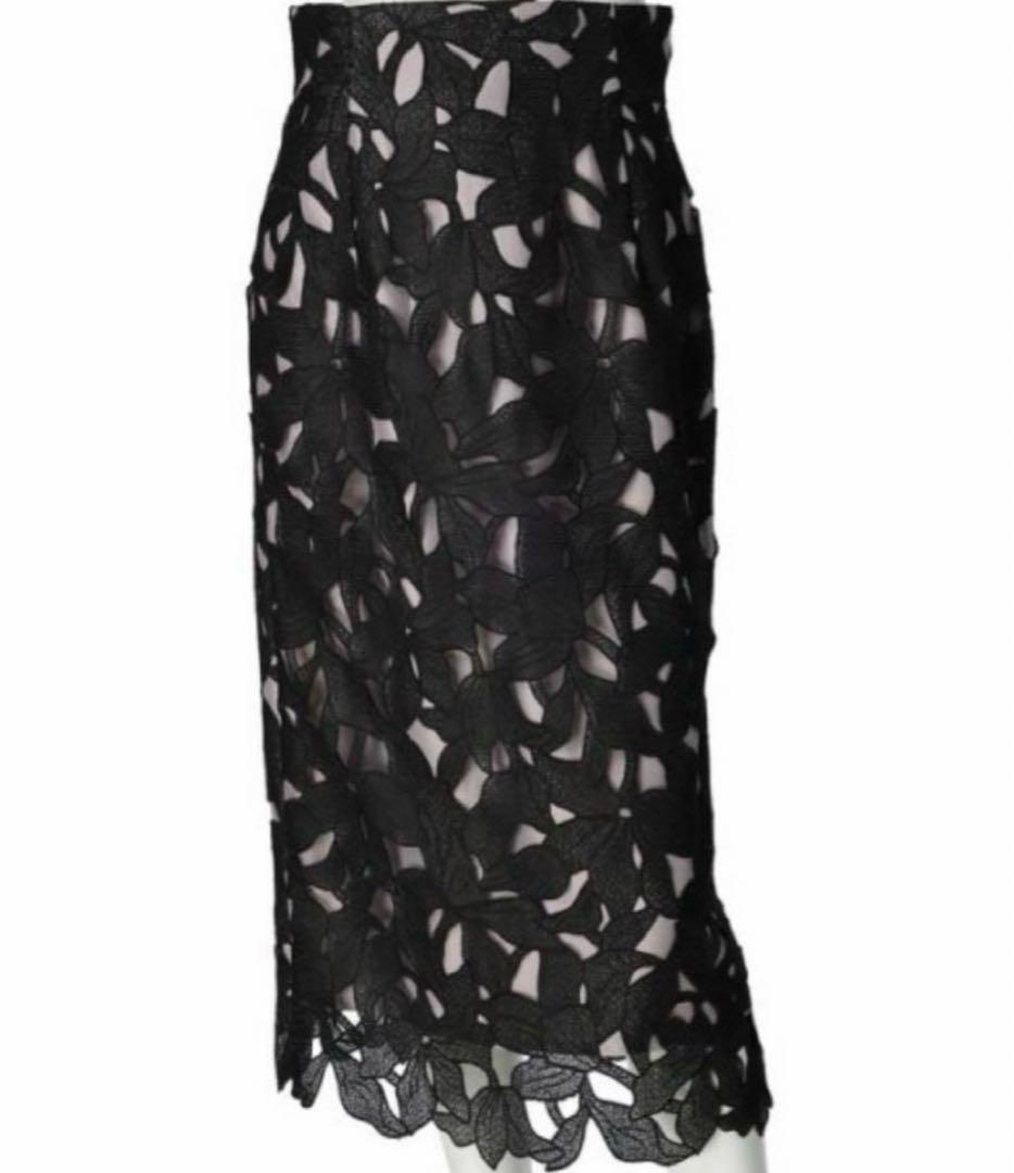 JUSGLITTY レースタイトスカート