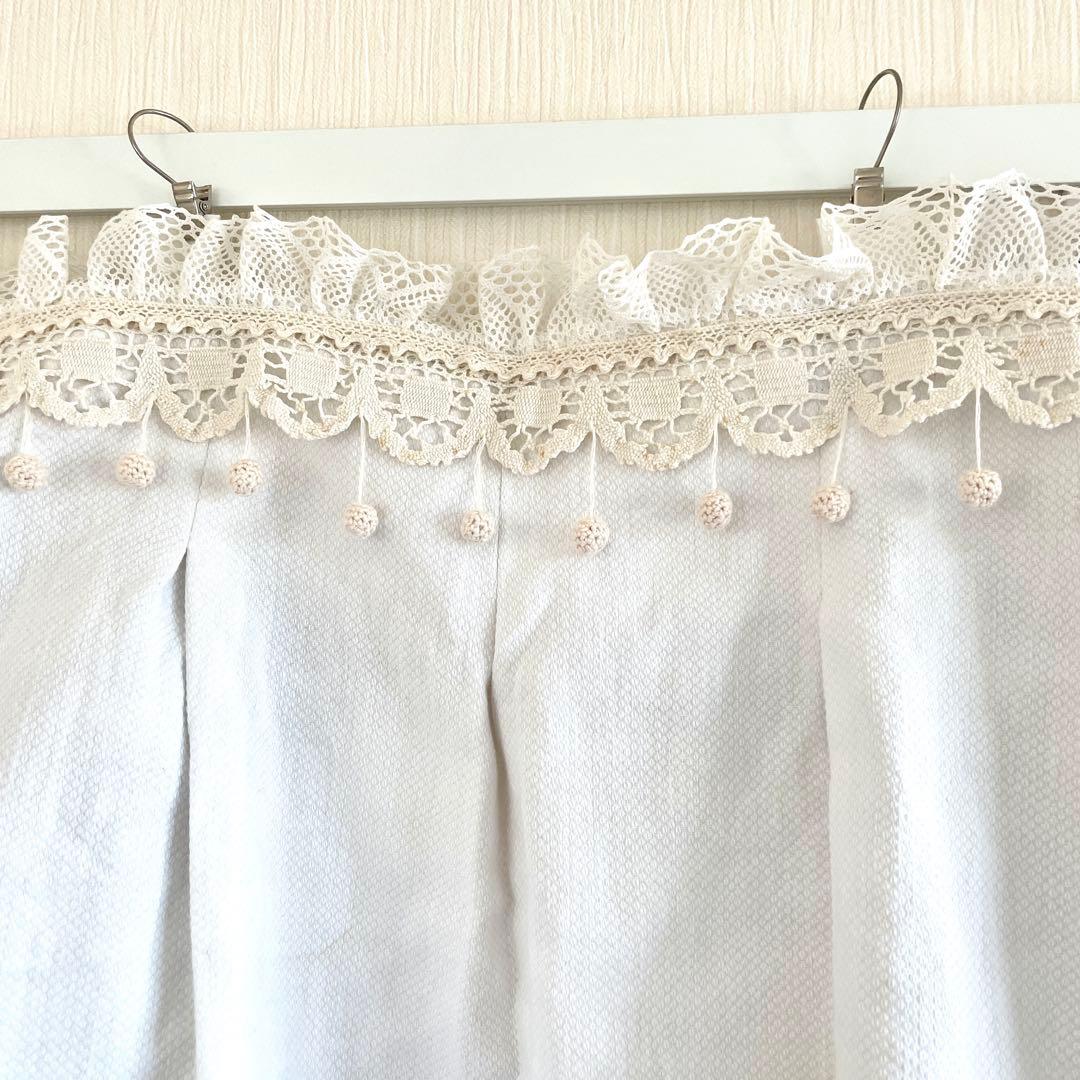 フランスアンティーク　カフェカーテン