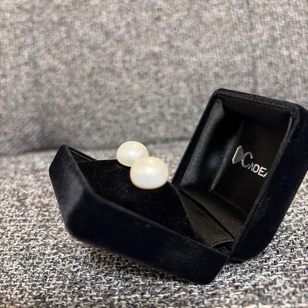 【新品未使用】CADEAUX カドー バロックパール ピアス K18 淡水パール