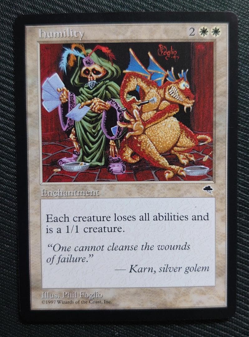 mtg 謙虚 / Humility 再録禁止 英語版 TMP edh