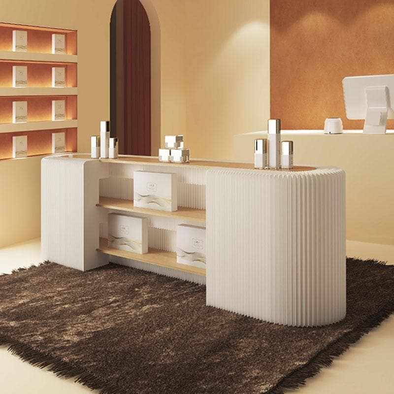 受付カウンター長さ180㎝高さ78㎝レジ 受付台テーブル折り畳み演説台おしゃれ