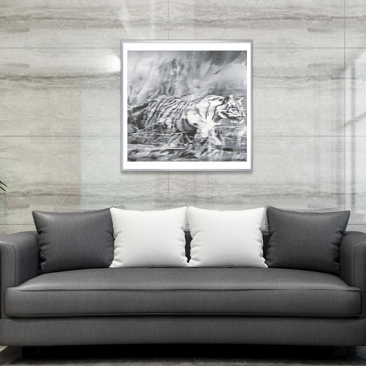 額装済/Tiger 1965/ゲルハルトリヒター/限定500枚/証明書/ポスター