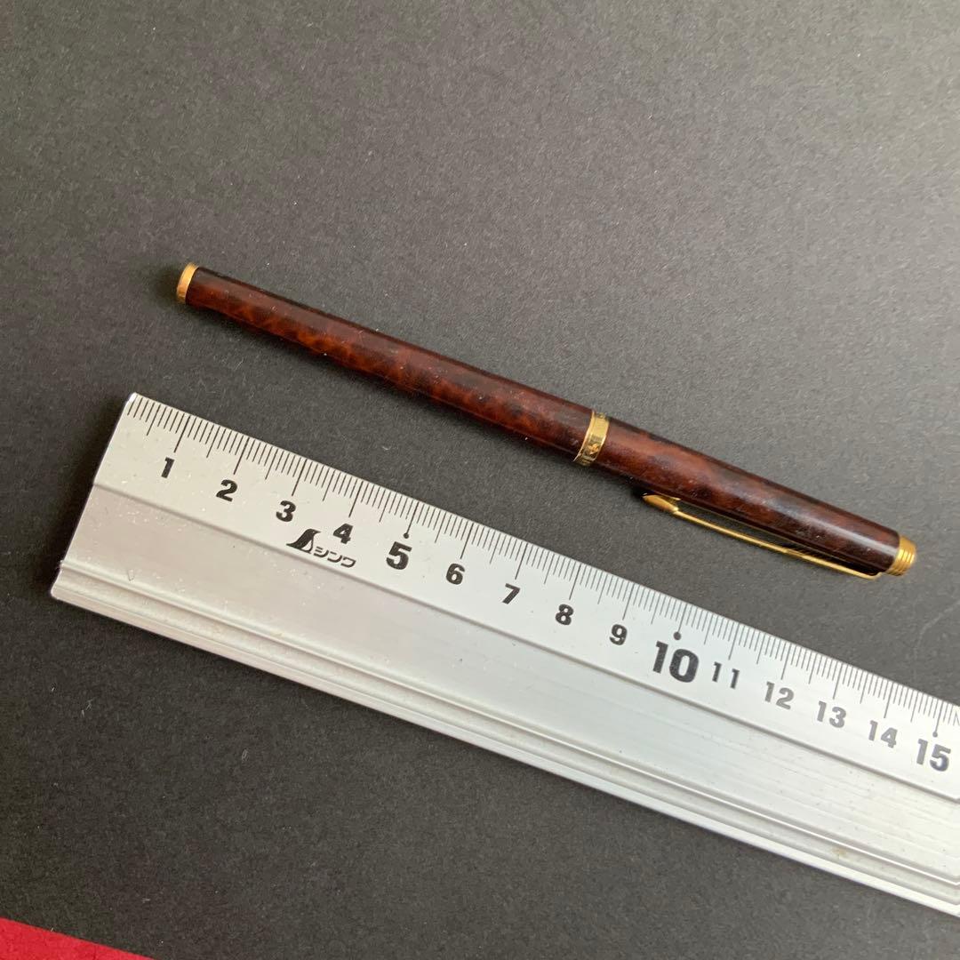 パーカー　ブラウン 万年筆 ゴールドクリップ
