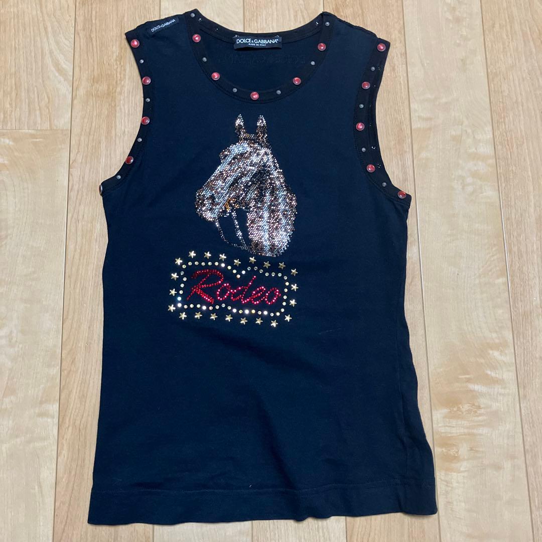 Dolce & Gabbana 馬刺繍タンクトップ