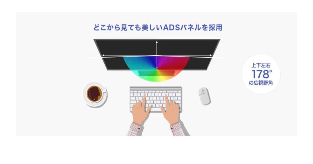 I-O DATA ホワイトディスプレイ 本体C241DW