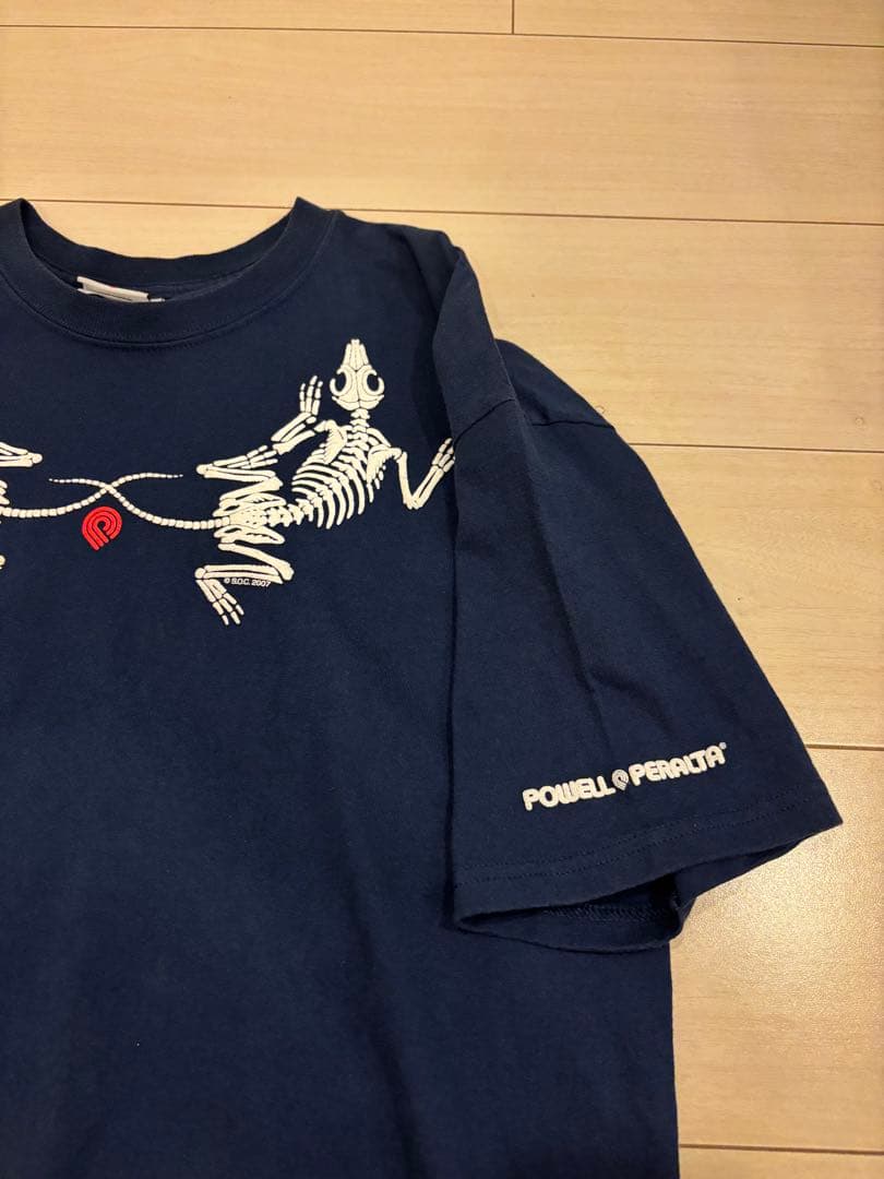 古着美品00sPOWELL PERALTA パウエル リザードボーン Tシャツ
