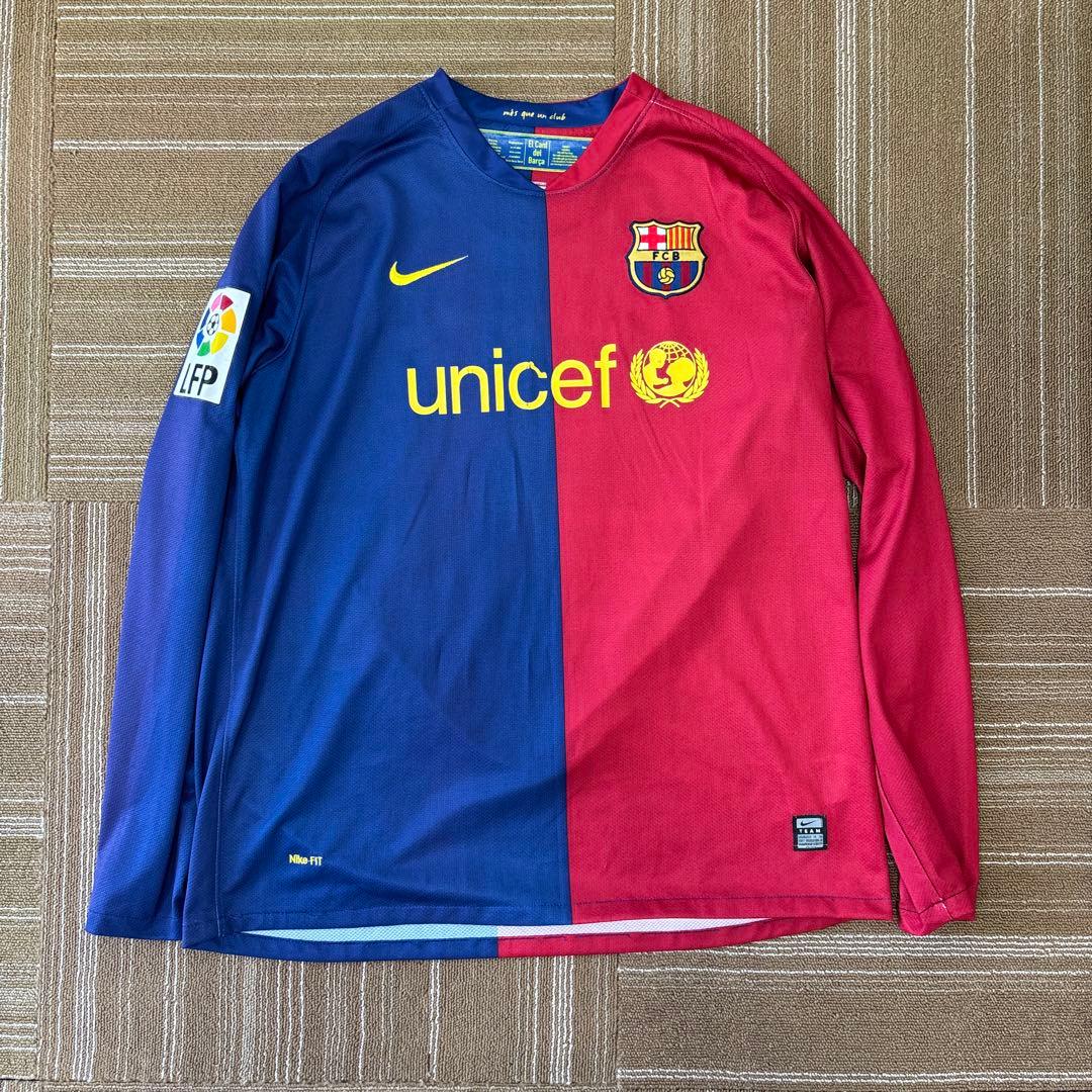 バルセロナ ゲームシャツ 08-09 メッシ 長袖