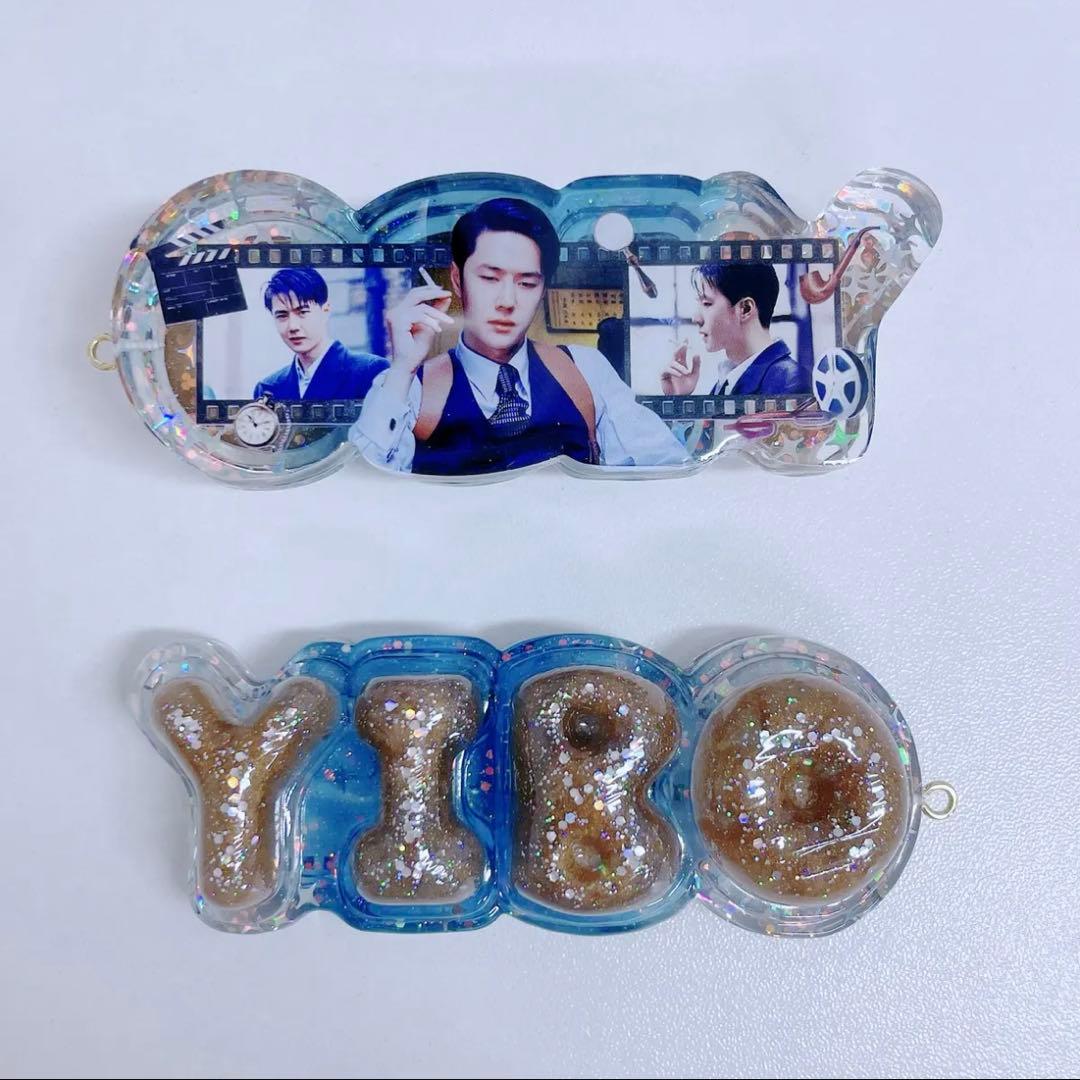 王一博 厚いレジン置物です&バッグチャームに&ナイトライトにもなります❣️9点