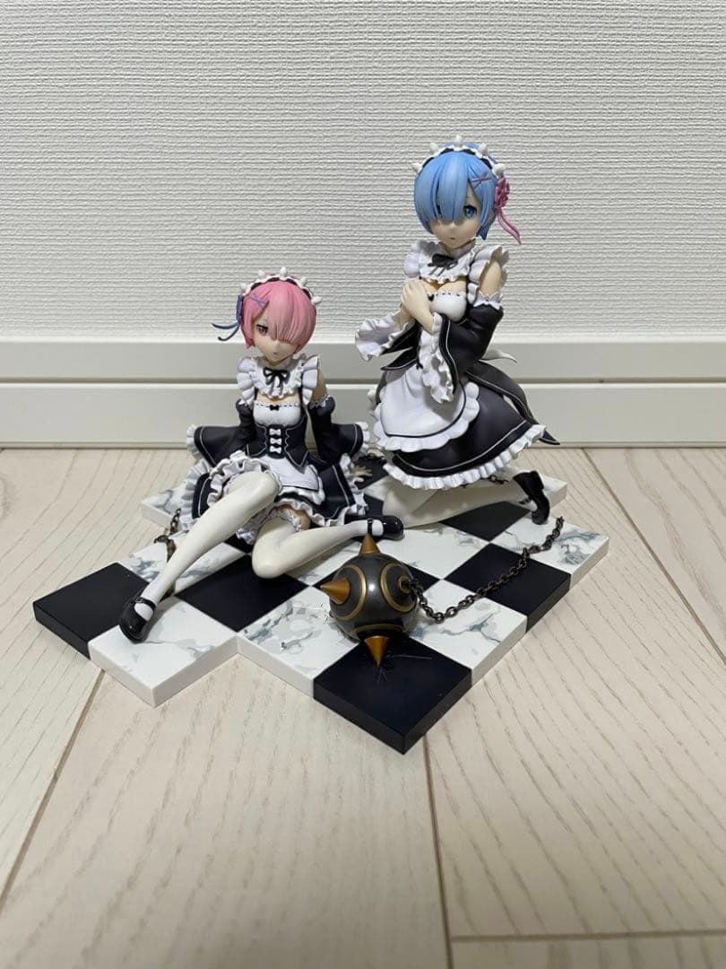 Re:ゼロ レム ラム フィギュア 電撃スペシャルセット リボルブ