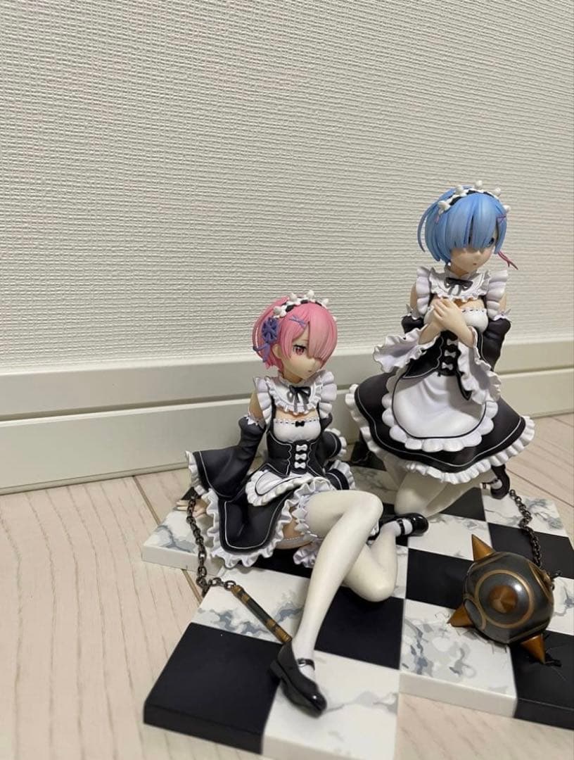 Re:ゼロ レム ラム フィギュア 電撃スペシャルセット リボルブ