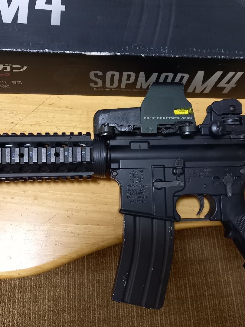 東京マルイ　 ソップモッド　ブラック セミオート/フルオート　ジャンク品