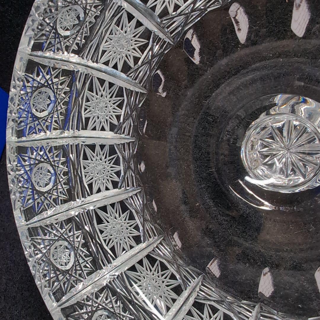 【ボヘミア】高級クリスタル 蓋付きボウル PK500　ハンドメイドカット　ポット