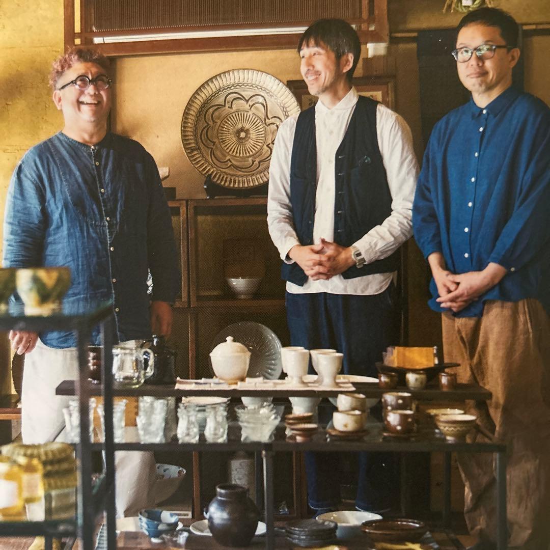 民藝　小鹿田焼　大皿鉢