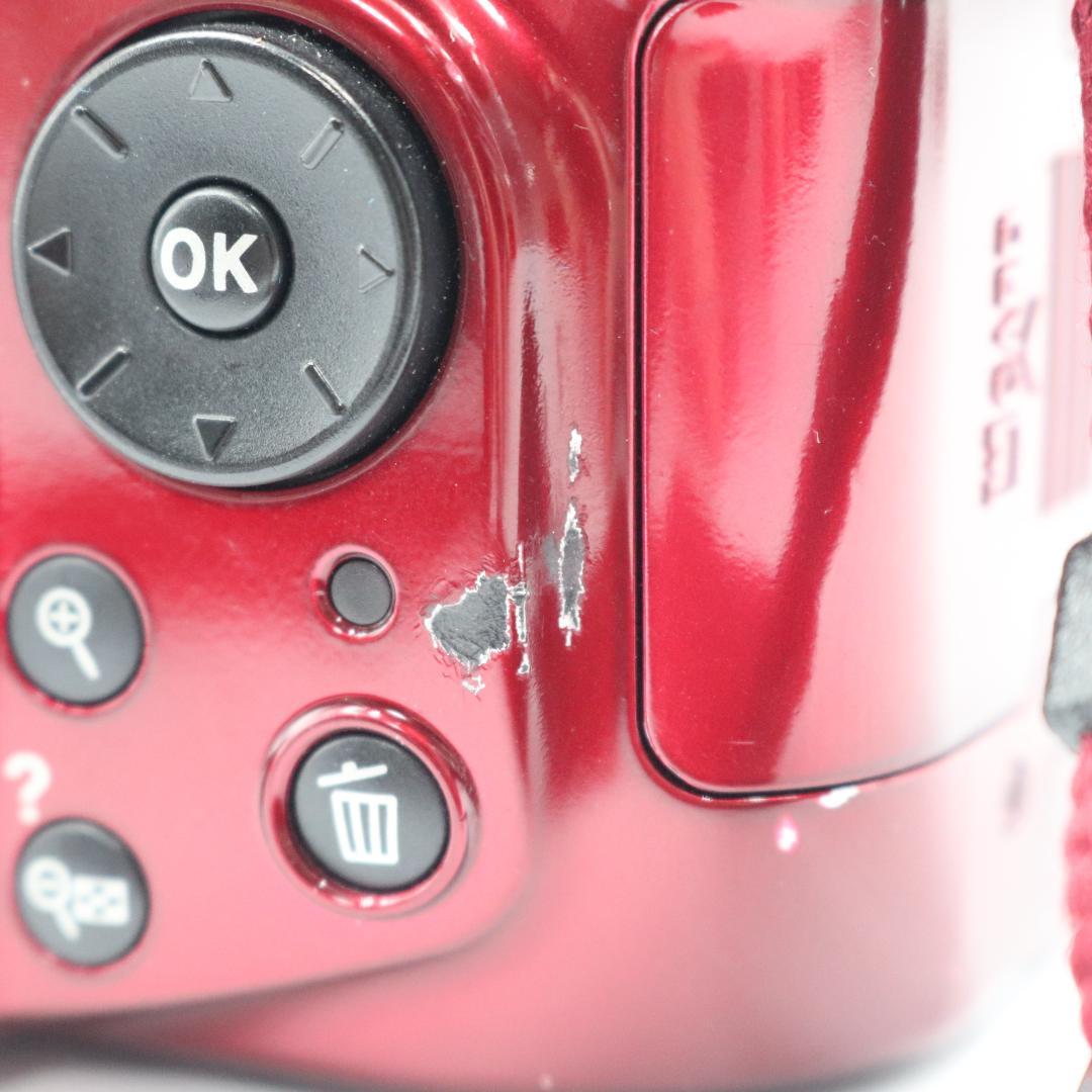 【訳アリ特価】Nikon　D5200　一眼レフ　レンズセット　レッド　赤