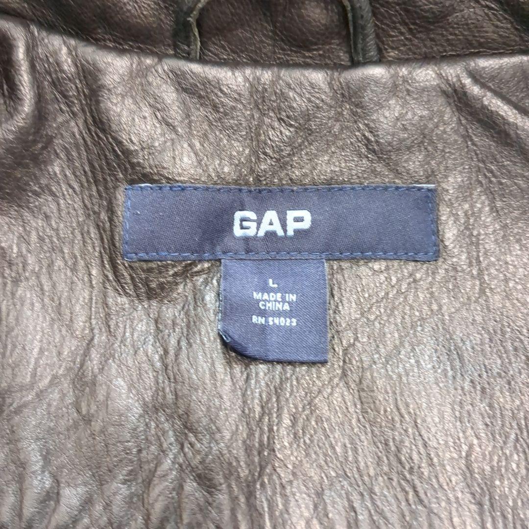 美品 オールドギャップ レザージャケット ブルゾン 牛革 Lサイズ ブラック