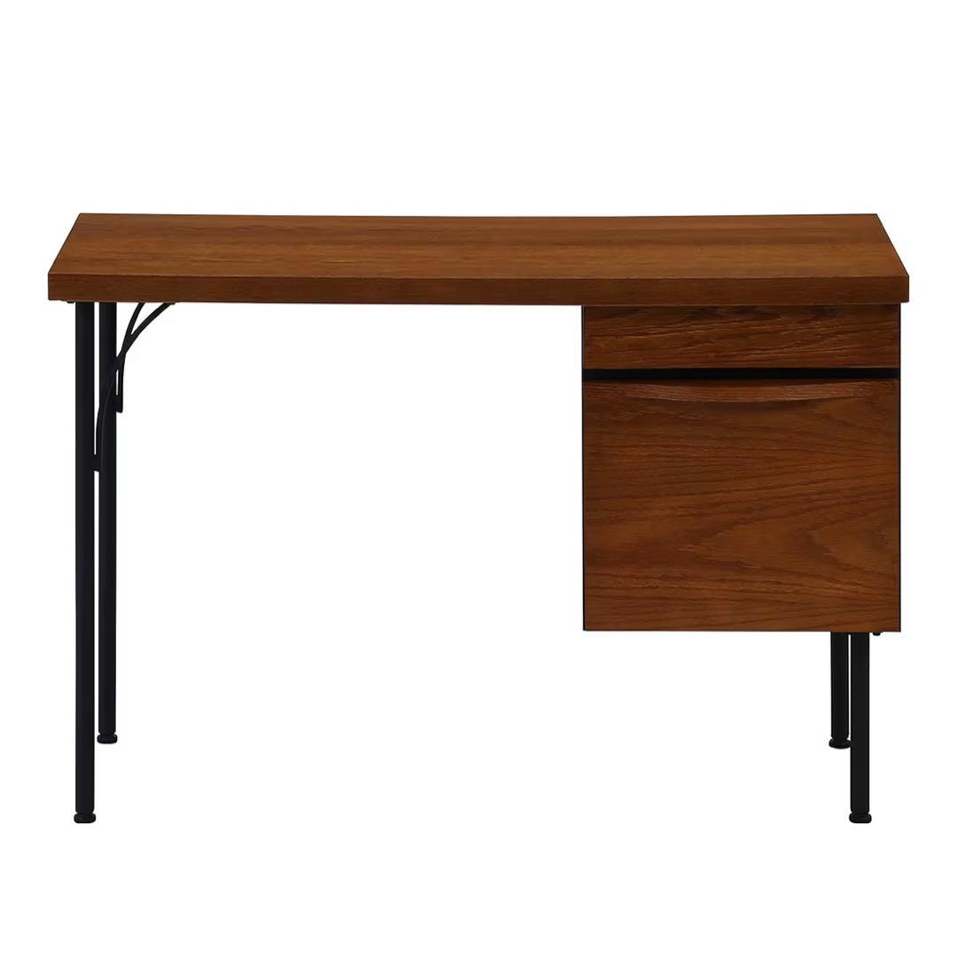 【11/13まで】ワークデスク/ダークブラウン（幅110cm×奥行45cm）