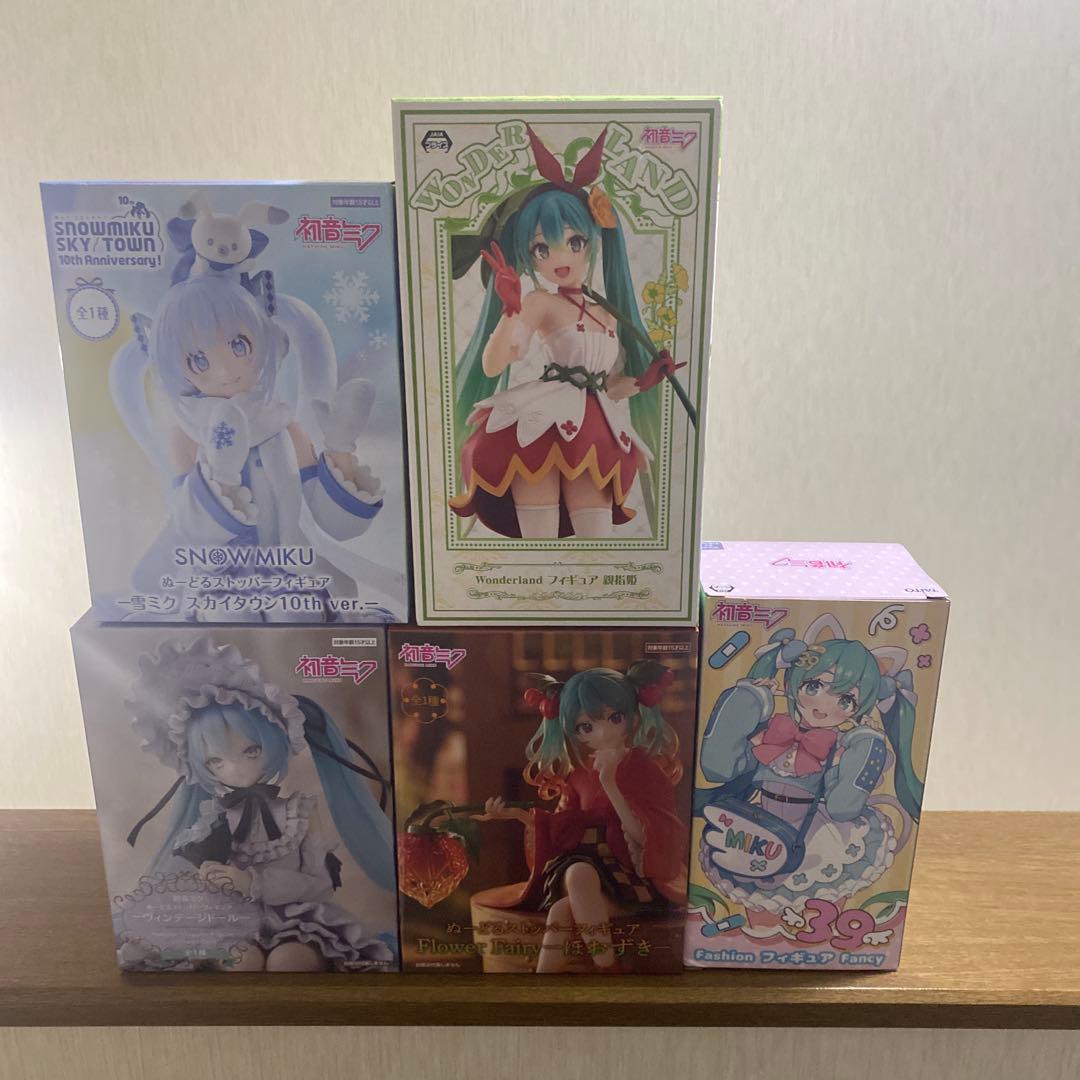 【新品・未開封】初音ミク フィギュア まとめ売り♪ ①