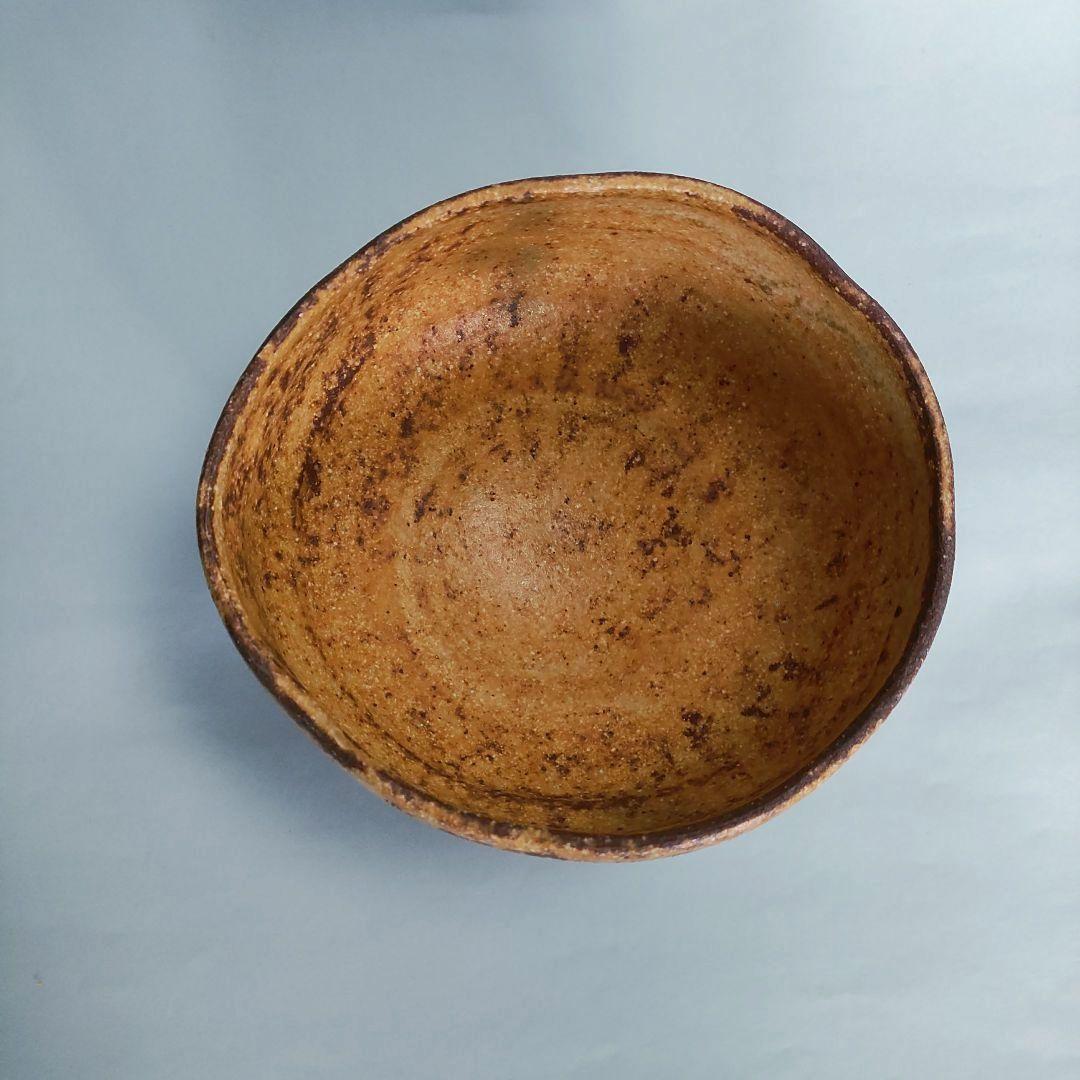 酎磨(浜田純理）　黄瀬戸山柿茶碗　桃山陶