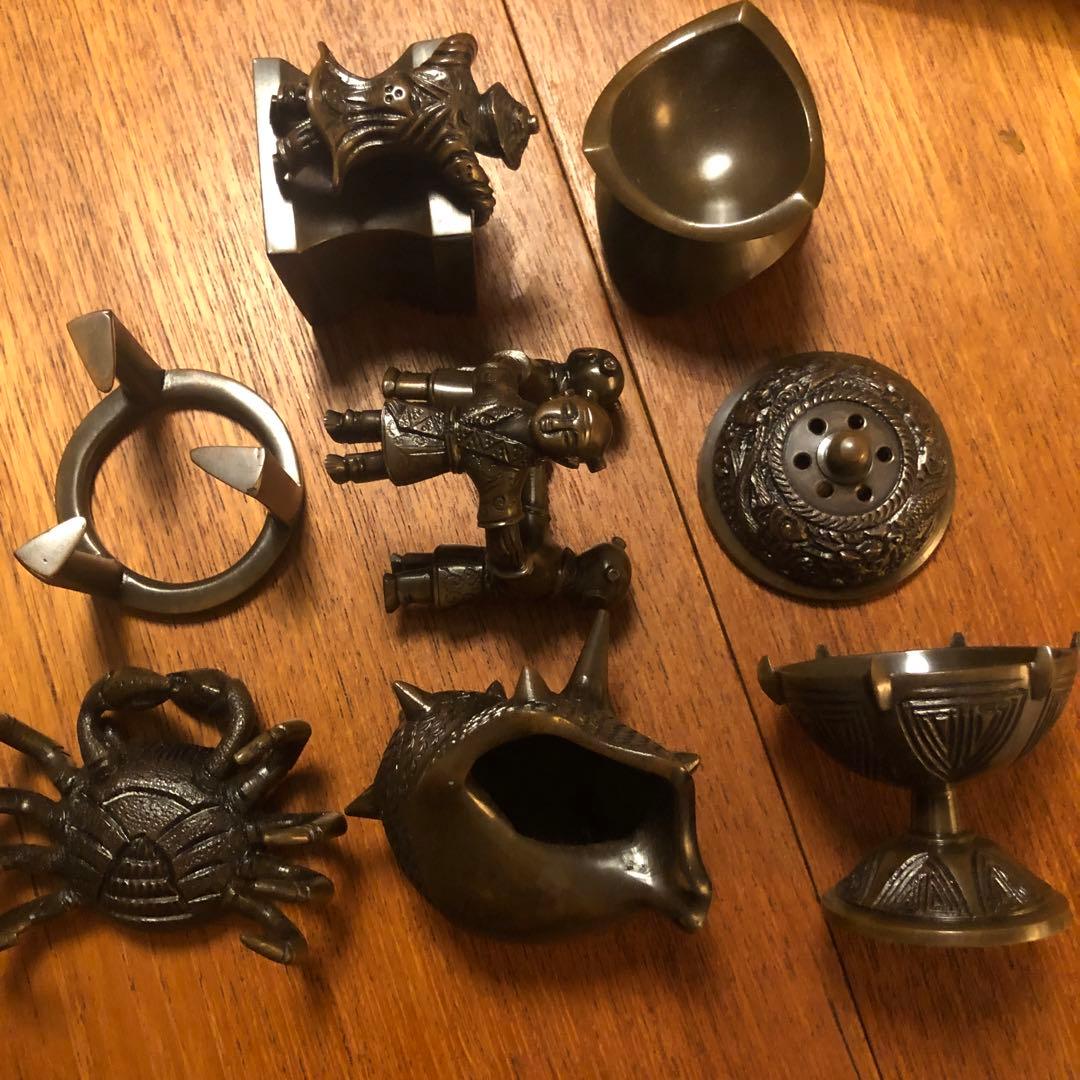 茶道具　蓋置　工芸品　唐銅