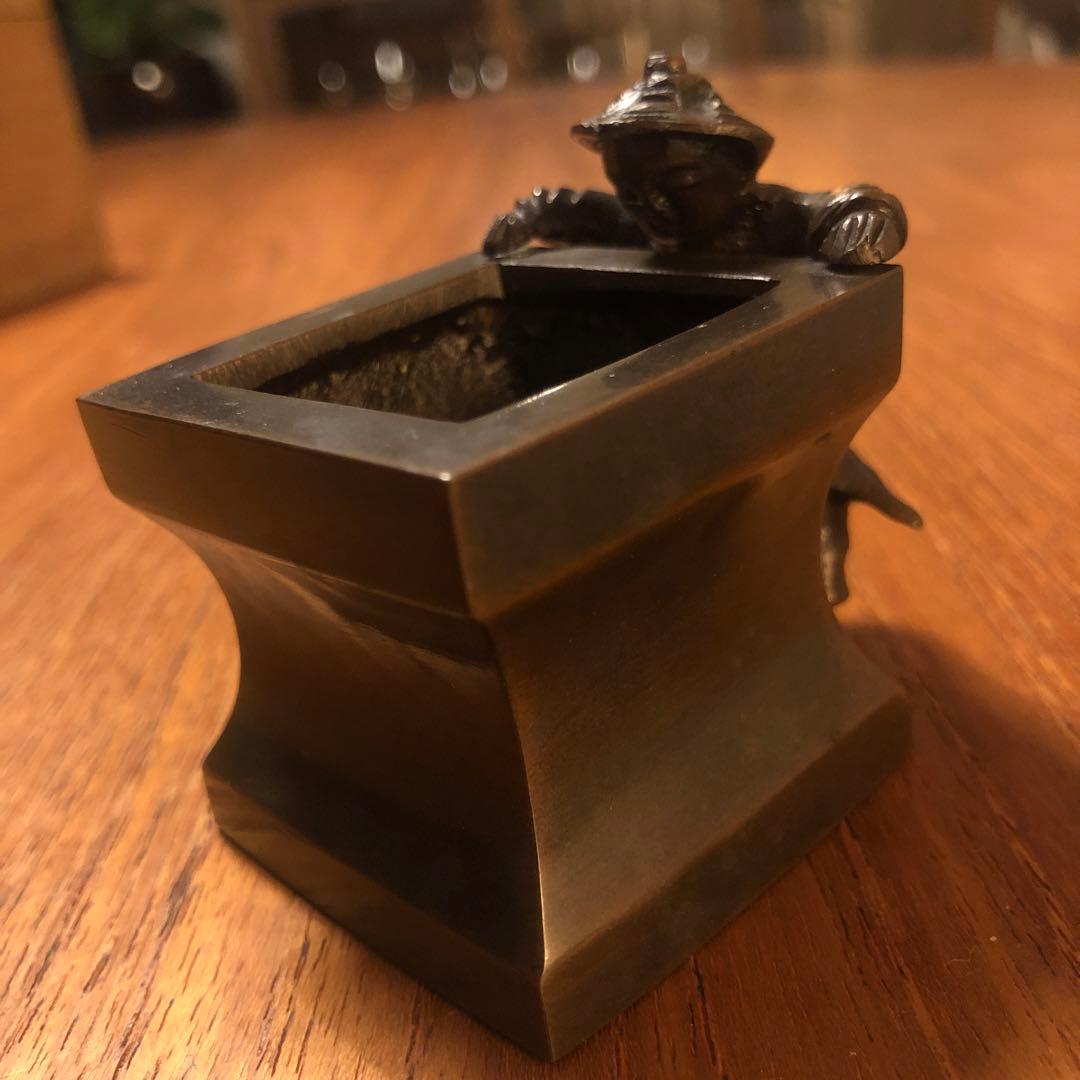 茶道具　蓋置　工芸品　唐銅