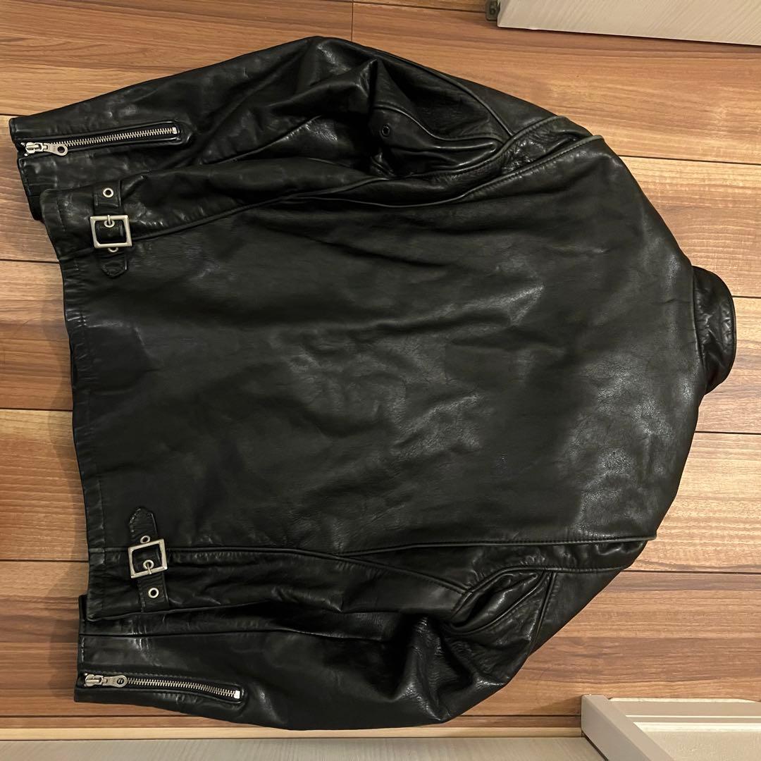 schott レザーシングルライダースジャケット 141 36 641 ボア付