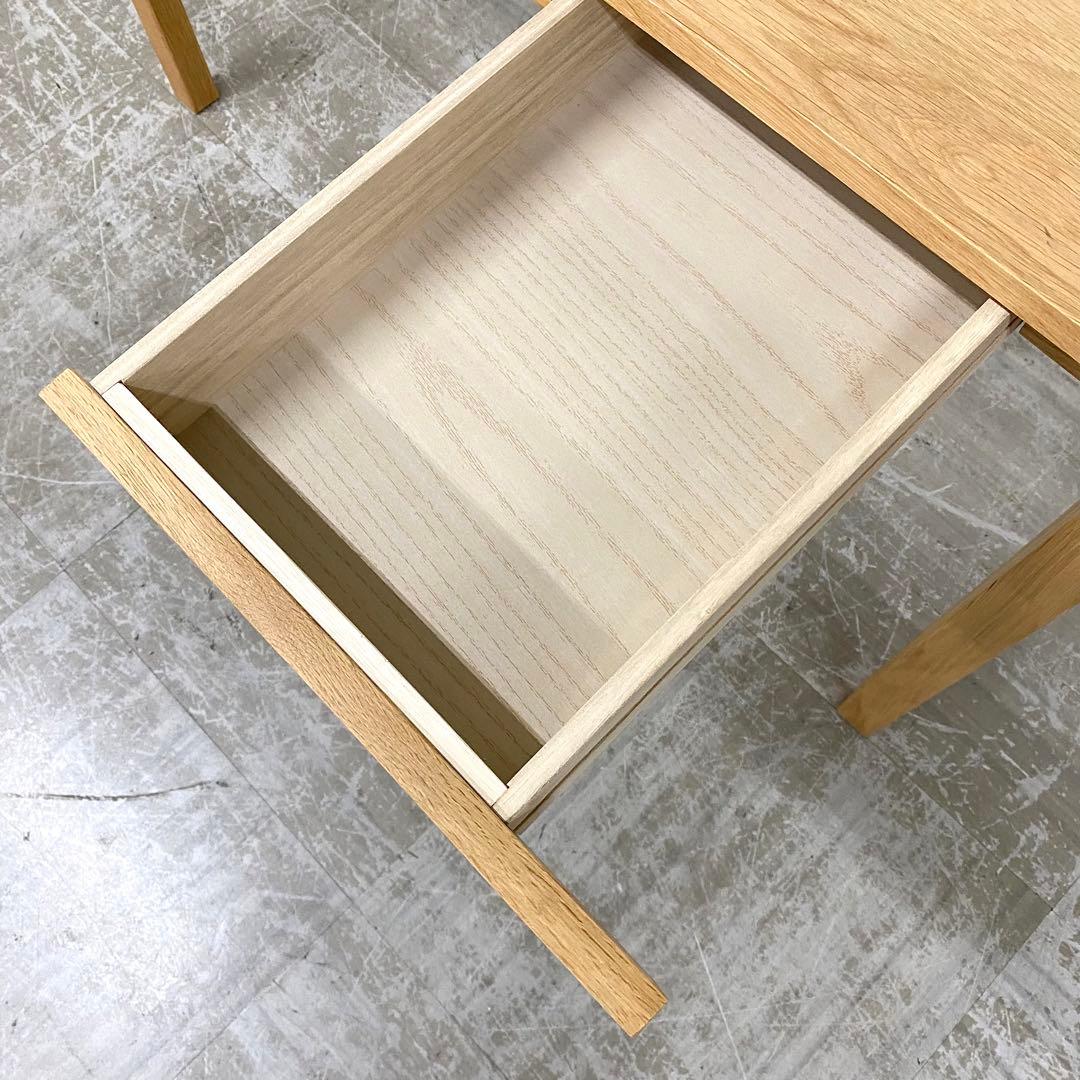 MUJI 無印良品 良品計画 無垢材デスク オーク ライティングデスク 机