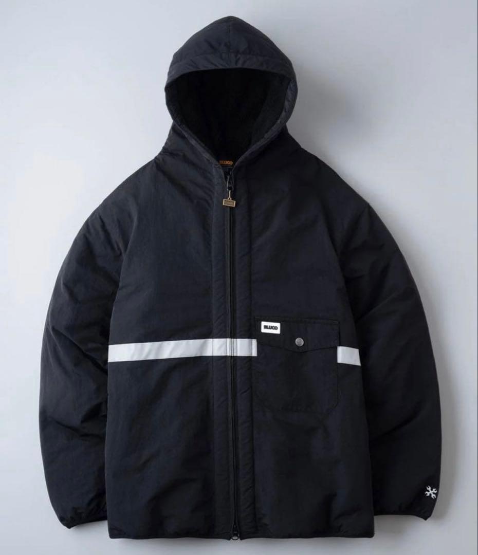 最終値下げ‼️BLUCO ブルコフーディリフレクタージャケット ボアジャケット