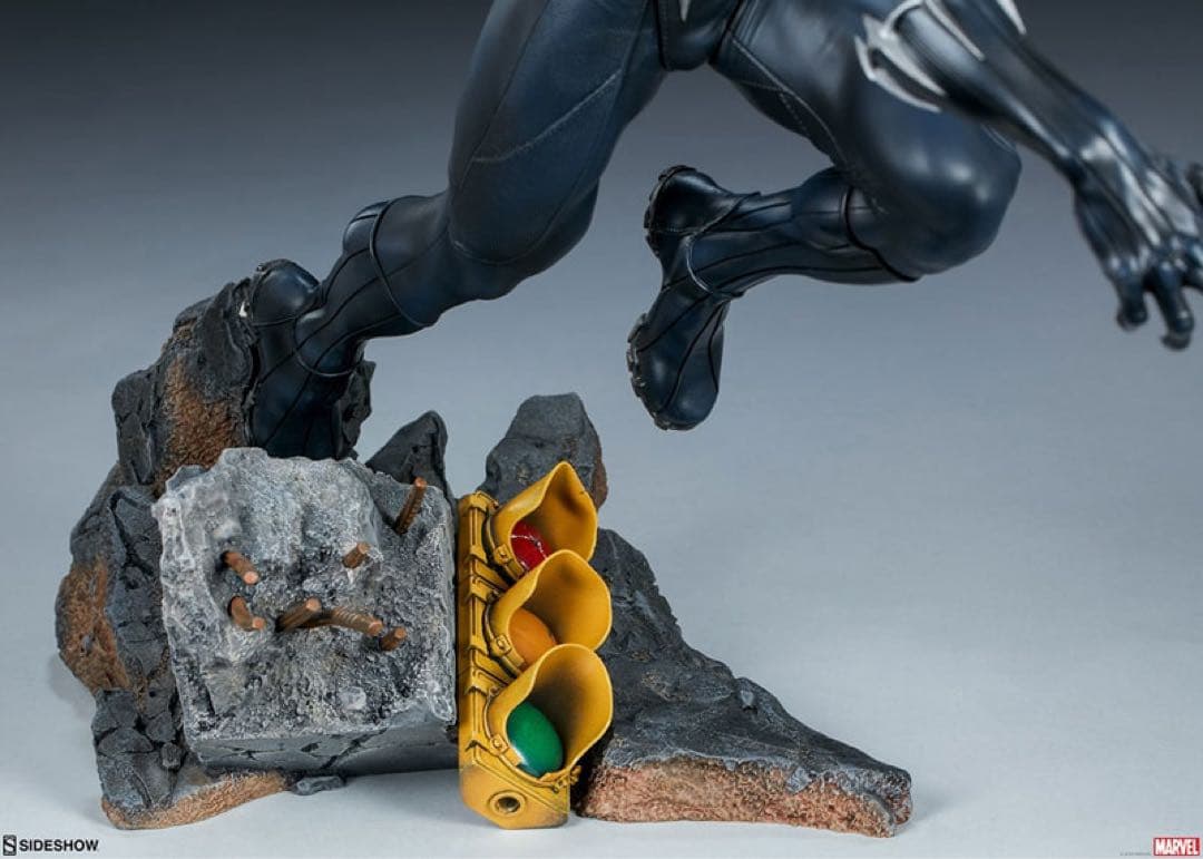 サイドショウ アベンジャーズ アッセンブル ブラックパンサー 1/4 スタチュー