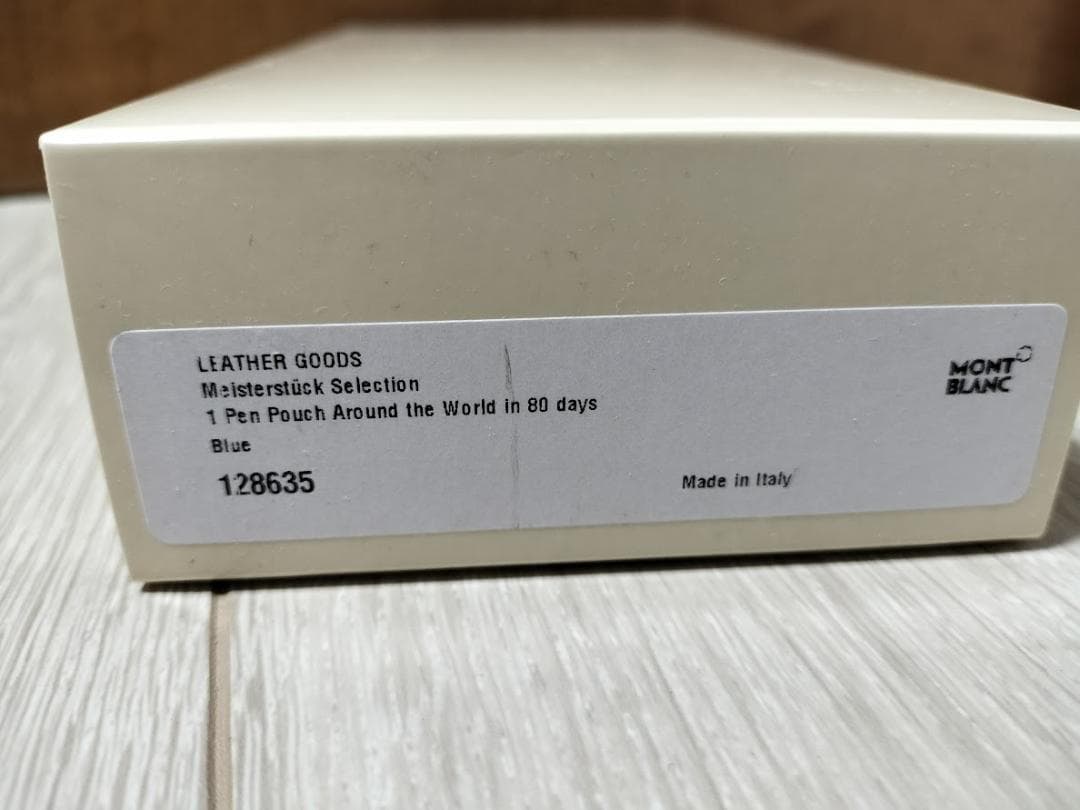 MONT BLANC ペンポーチ 青