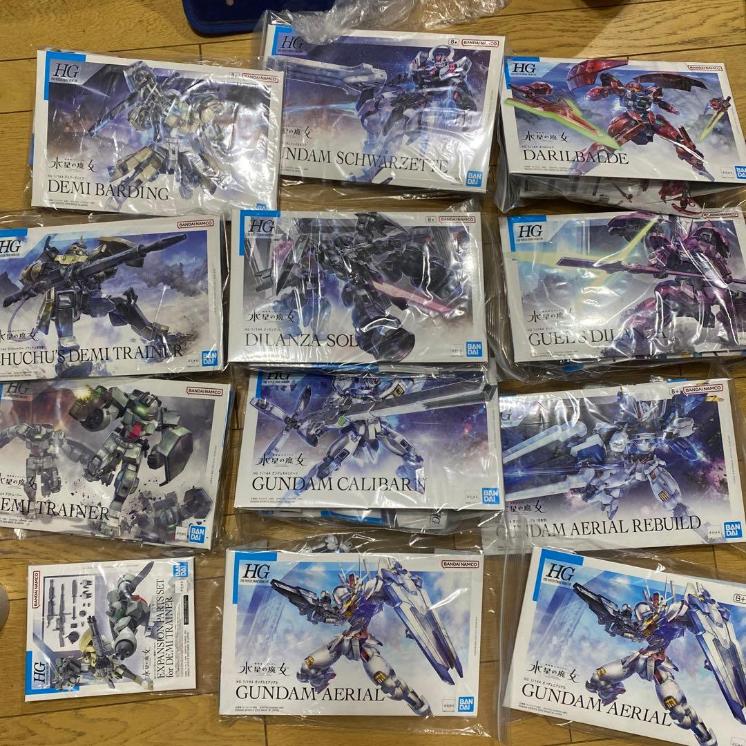 水星の魔女　ガンプラ11体セット