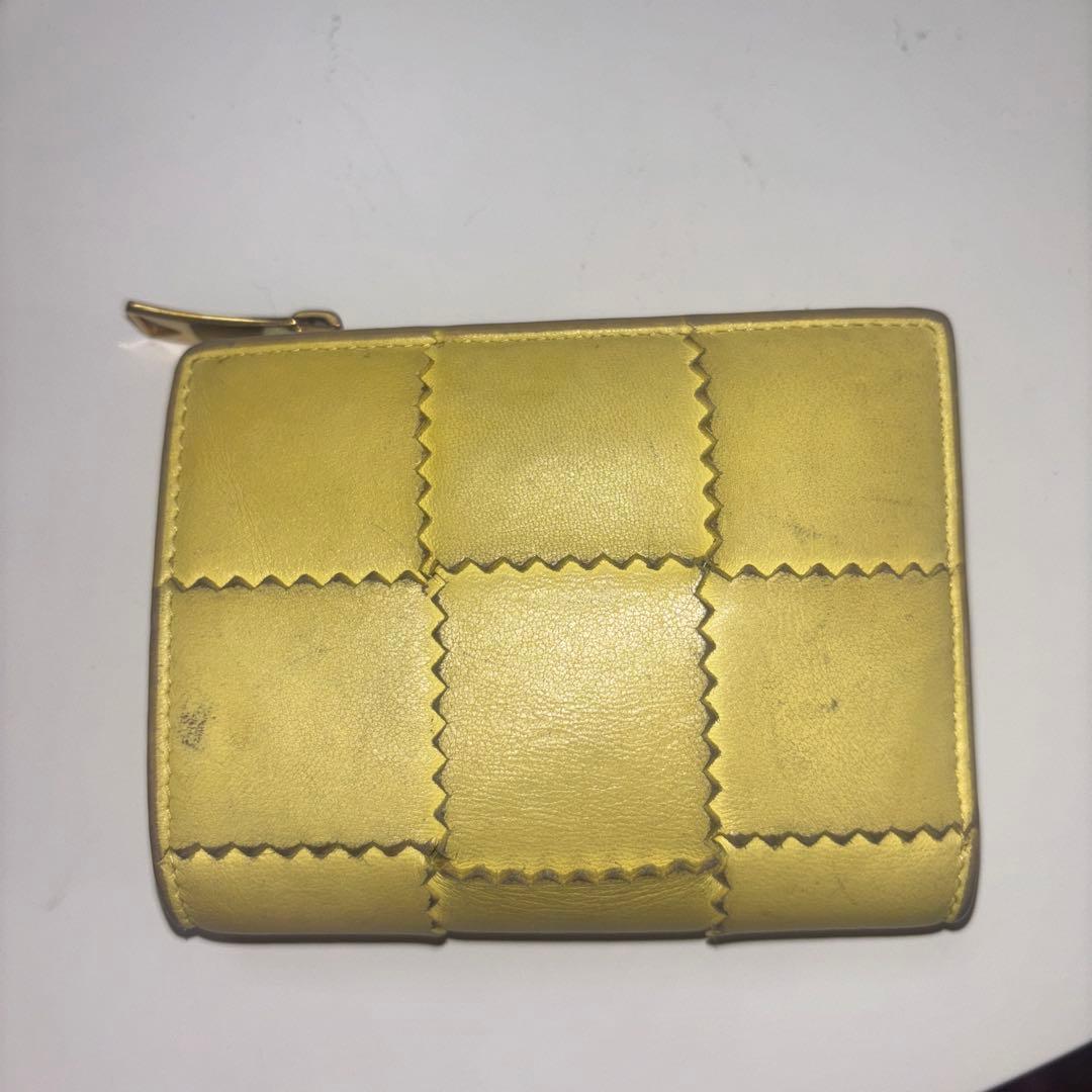 «日本限定商品»BOTTEGA VENETA二つ折り財布 イエロー 希少