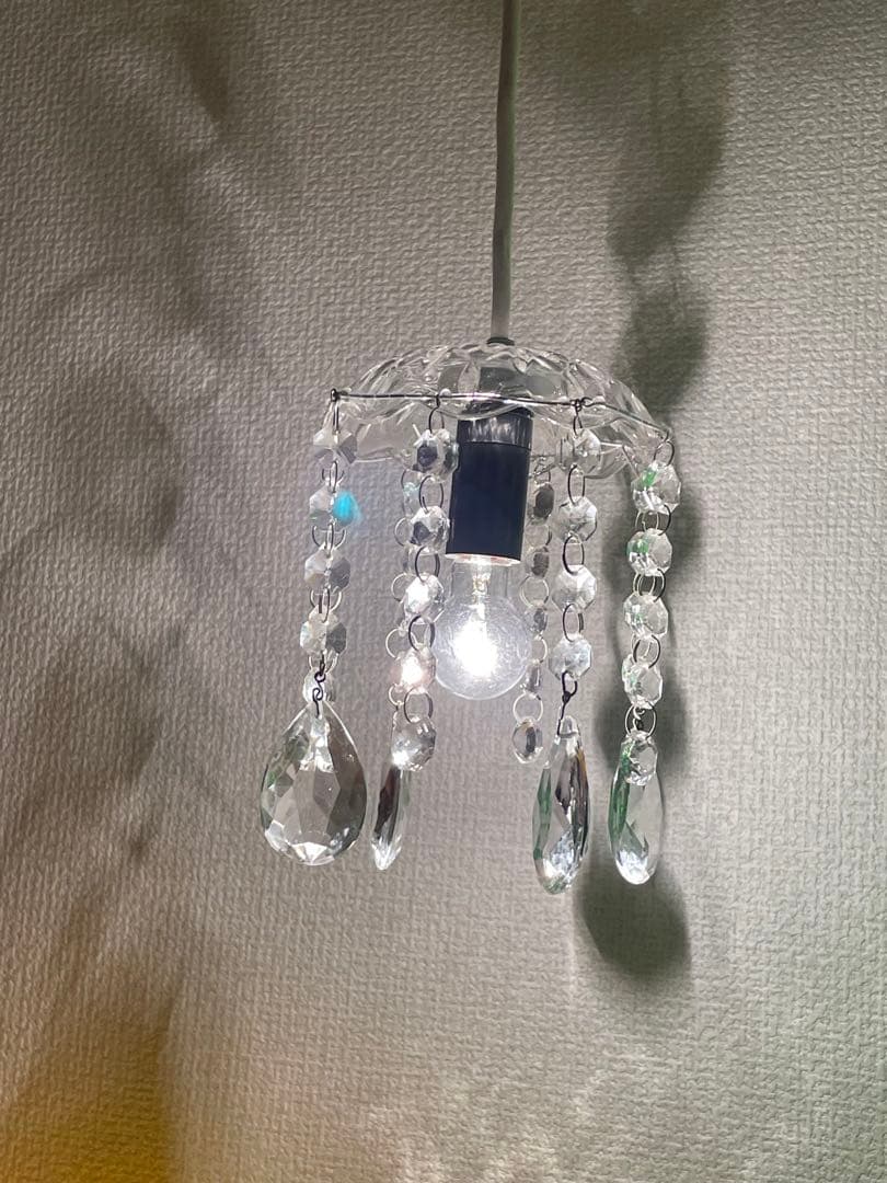 シャンデリア　ペンダントランプ　ライト　1灯　レトロ　アンティーク