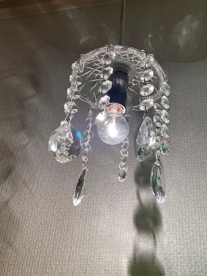 シャンデリア　ペンダントランプ　ライト　1灯　レトロ　アンティーク