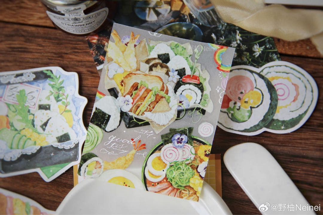 海外　人物　マスキングテープ　NeiNei 野柚 4点⚠️水晶pet（310287