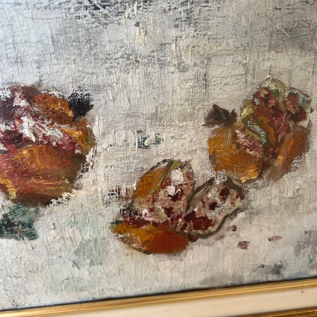 三宅すず作　油彩画 ゴールドフレーム　1964年