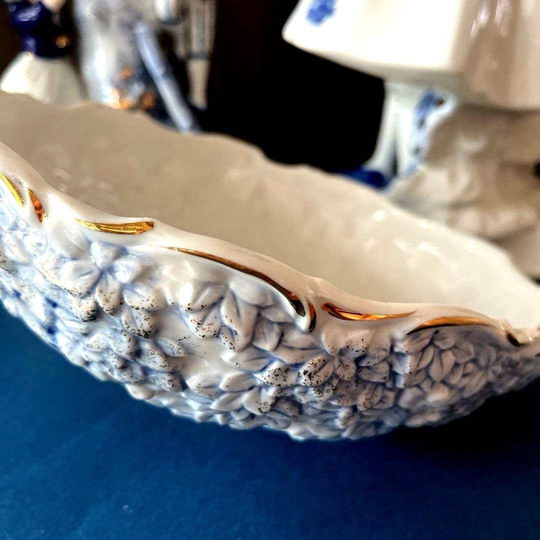 西洋アンティーク風ドールスタンド、小物入れ　2点